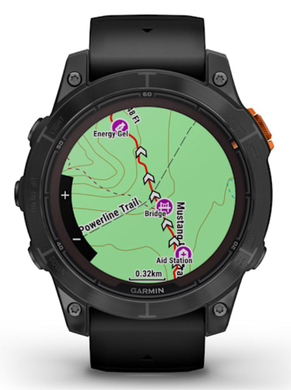 SMARTWATCH GARMIN FENIX 7 PRO SOLAR, GLASS, SLTGRYSS W/BLK BND - detalle