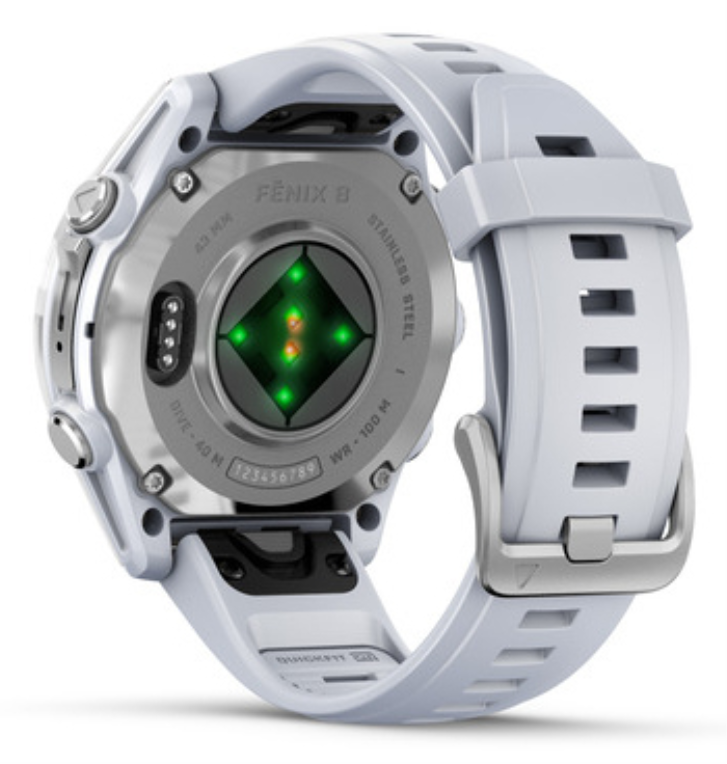 SMARTWATCH GARMIN FENIX 8 AMOLED 43MM ACERO BLANCO - detalle