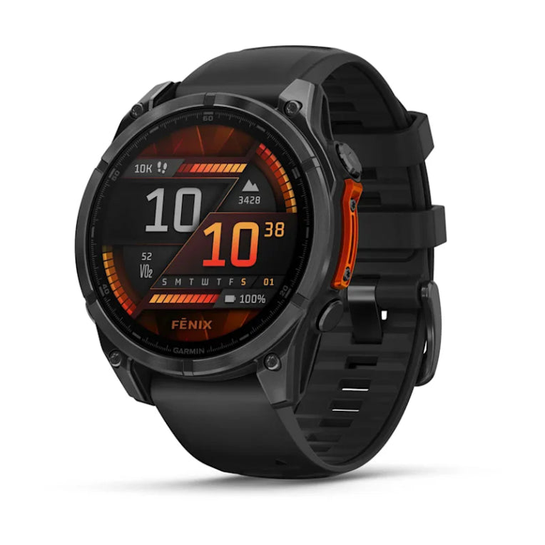 Garmin Fenix 8 3.56 cm (1.4") AMOLED 47 mm Digital 454 x 454 Pixeles Pantalla táctil Negro Wifi GPS (satélite)
