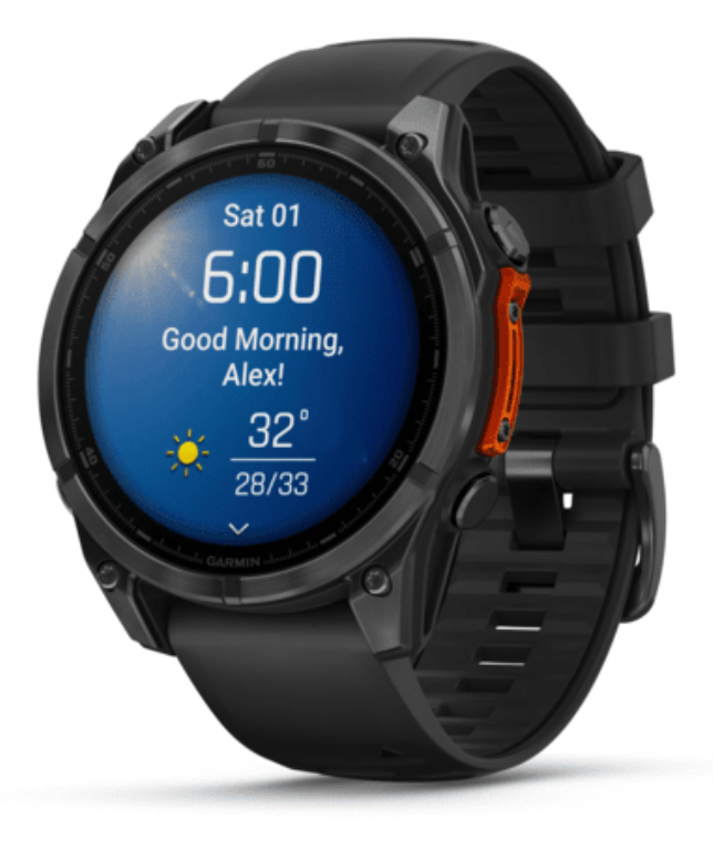 SMARTWATCH GARMIN FENIX 8 AMOLED 47MM ACERO NEGRO - detalle