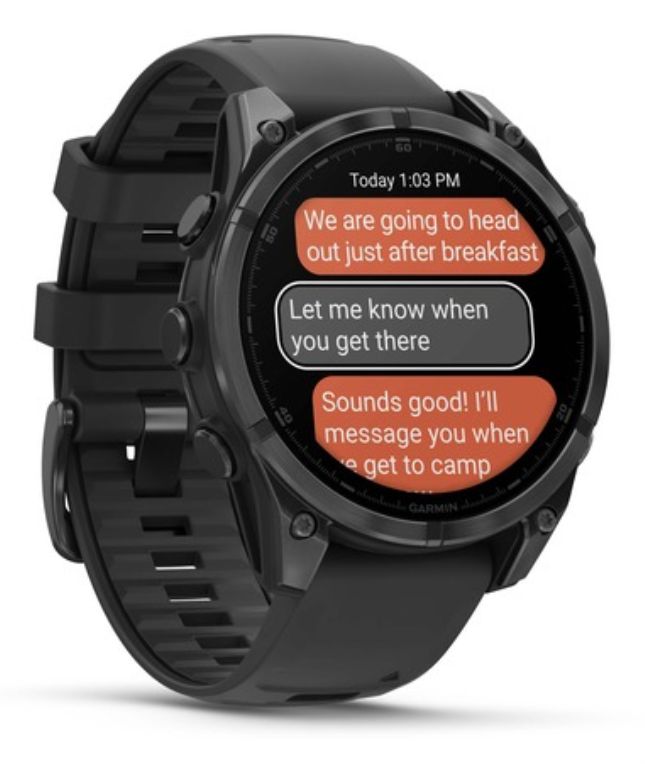 SMARTWATCH GARMIN FENIX 8 AMOLED 47MM ACERO NEGRO - detalle