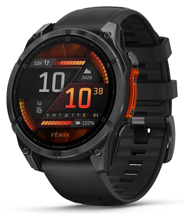 SMARTWATCH GARMIN FENIX 8 AMOLED 47MM ACERO NEGRO