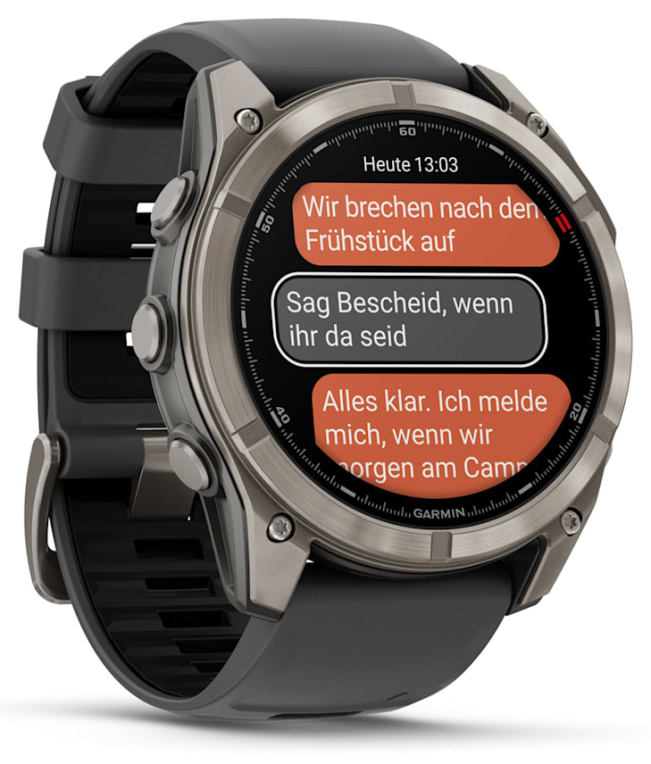 SMARTWATCH GARMIN FENIX 8 PRO 51MM AMOLED GRIS - detalle