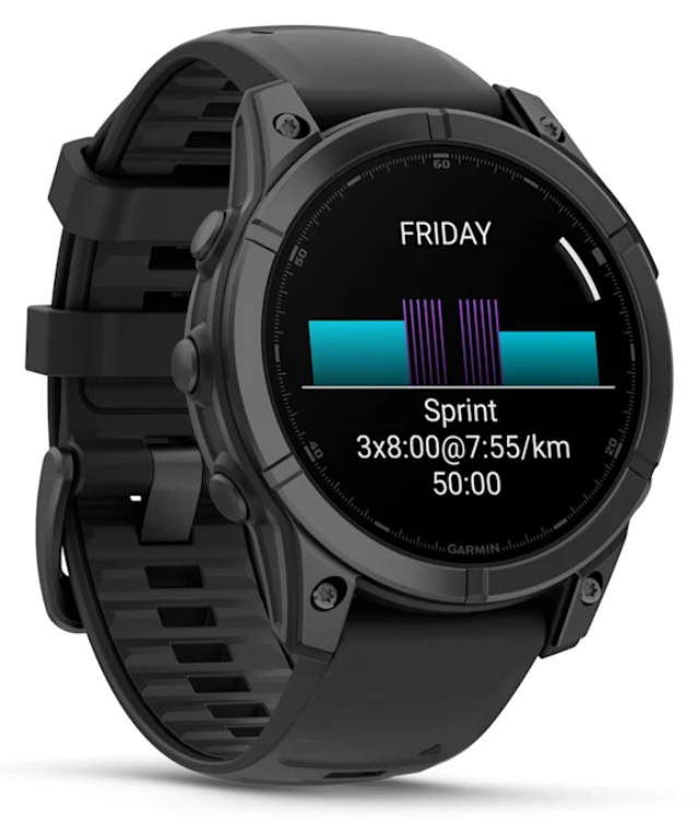 SMARTWATCH GARMIN FENIX E 47MM ACERO GRIS - detalle