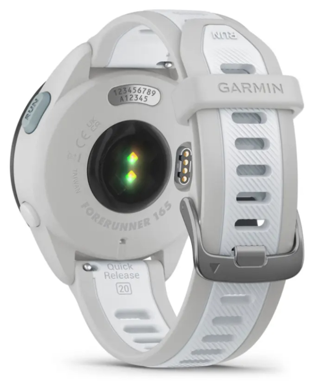 SMARTWATCH GARMIN FORERUNNER 165 43MM BLANCO - detalle