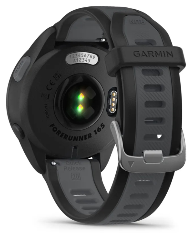 SMARTWATCH GARMIN FORERUNNER 165 43MM NEGRO - detalle