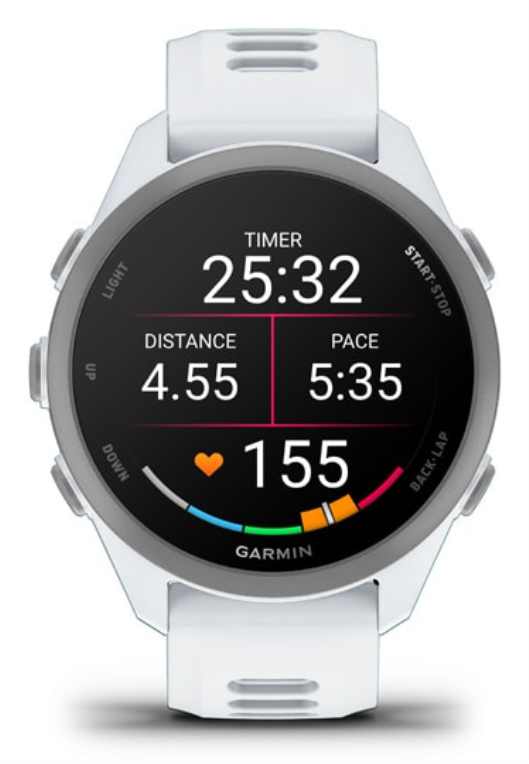 SMARTWATCH GARMIN FORERUNNER 165 BLANCO - detalle