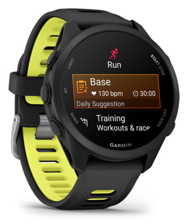SMARTWATCH GARMIN FORERUNNER 165 NEGRO - detalle