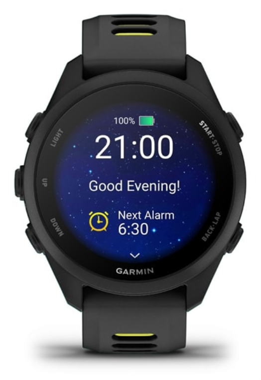 SMARTWATCH GARMIN FORERUNNER 165 NEGRO - detalle