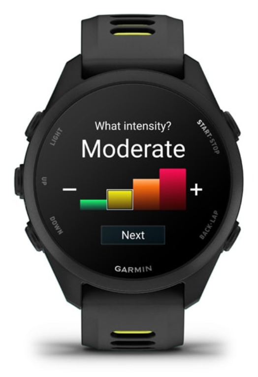 SMARTWATCH GARMIN FORERUNNER 165 NEGRO - detalle