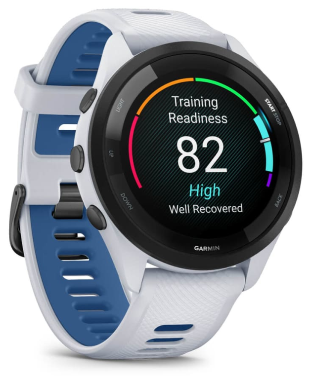SMARTWATCH GARMIN FORERUNNER 265 BLANCO AZUL GPS - detalle