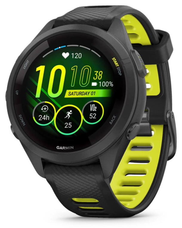 SMARTWATCH GARMIN FORERUNNER 265S NEGRO AMARILLO GPS