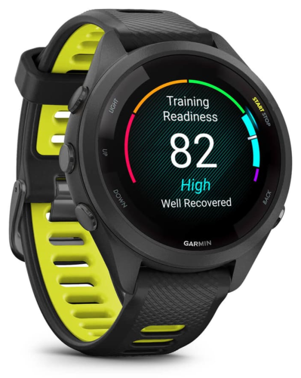 SMARTWATCH GARMIN FORERUNNER 265S NEGRO AMARILLO GPS - detalle