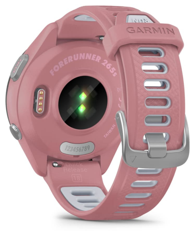 SMARTWATCH GARMIN FORERUNNER 265S ROSA BLANCO GPS - detalle
