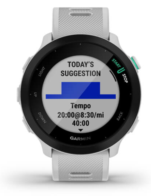 SMARTWATCH GARMIN FORERUNNER 55 BLANCO - detalle