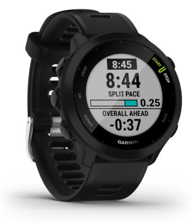 SMARTWATCH GARMIN FORERUNNER 55 GPS 42MM BLACK - detalle