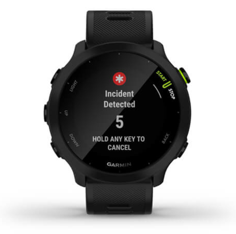 SMARTWATCH GARMIN FORERUNNER 55 GPS 42MM BLACK - detalle