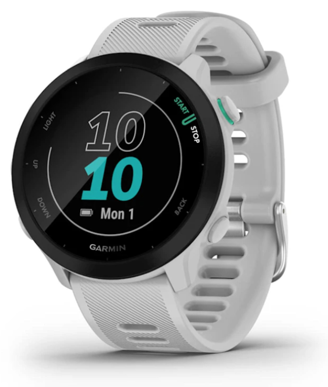 Garmin Forerunner 55 2.64 cm (1.04") MIP 42 mm Digital 208 x 208 Pixeles Blanco GPS (satélite)