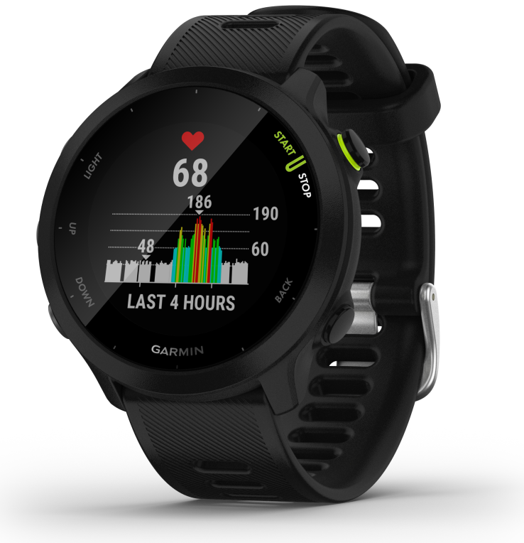 SMARTWATCH GARMIN FORERUNNER 55 NEGRO - detalle