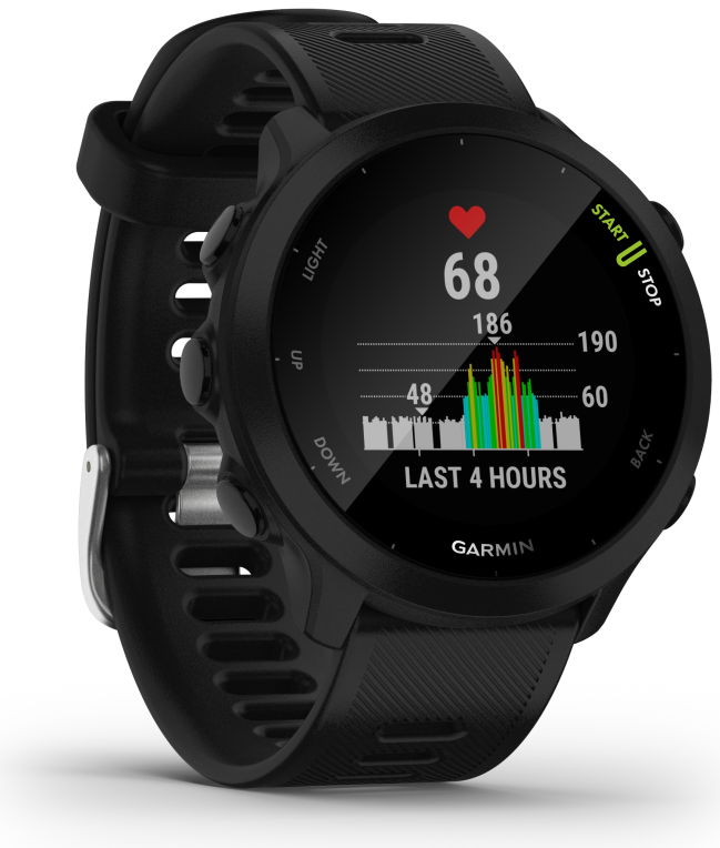 SMARTWATCH GARMIN FORERUNNER 55 NEGRO - detalle