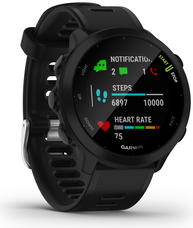 SMARTWATCH GARMIN FORERUNNER 55 NEGRO - detalle