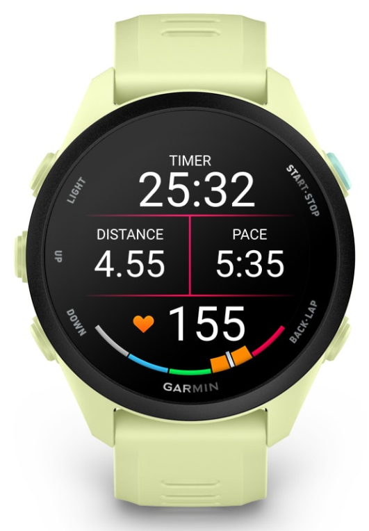SMARTWATCH GARMIN FORERUNNER 70 AMARILLO - detalle