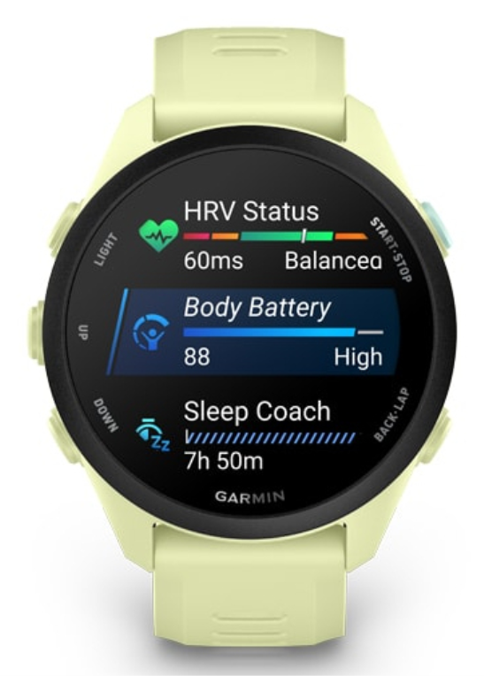 SMARTWATCH GARMIN FORERUNNER 70 AMARILLO - detalle