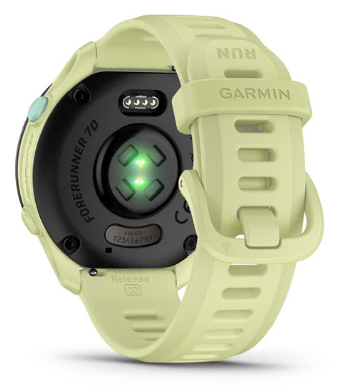 SMARTWATCH GARMIN FORERUNNER 70 AMARILLO - detalle