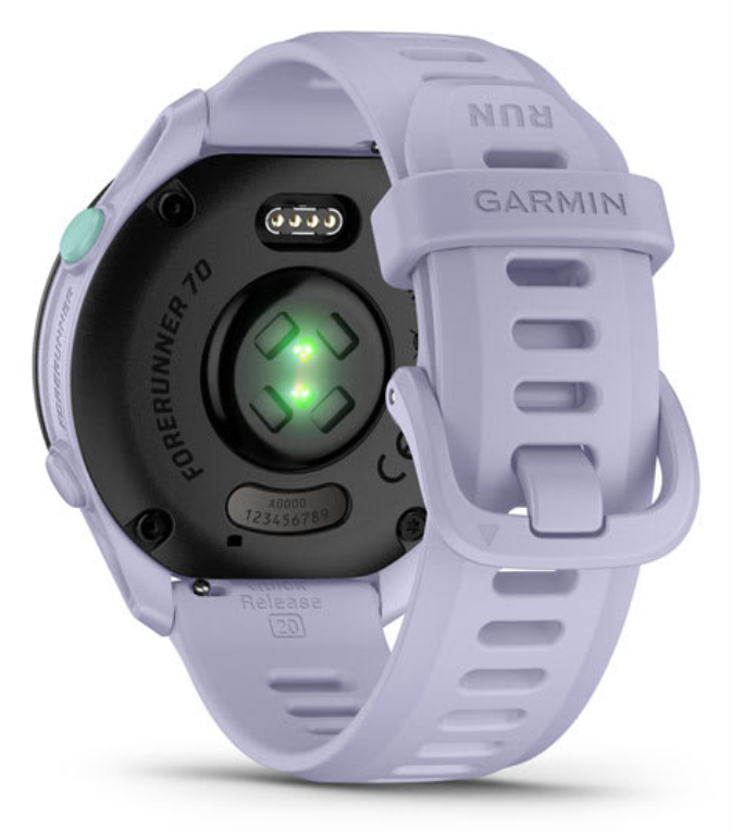 SMARTWATCH GARMIN FORERUNNER 70 LILA - detalle