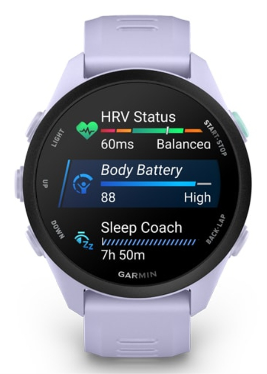 SMARTWATCH GARMIN FORERUNNER 70 LILA - detalle