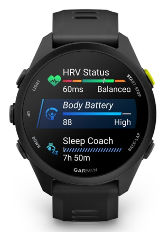 SMARTWATCH GARMIN FORERUNNER 70 NEGRO - detalle