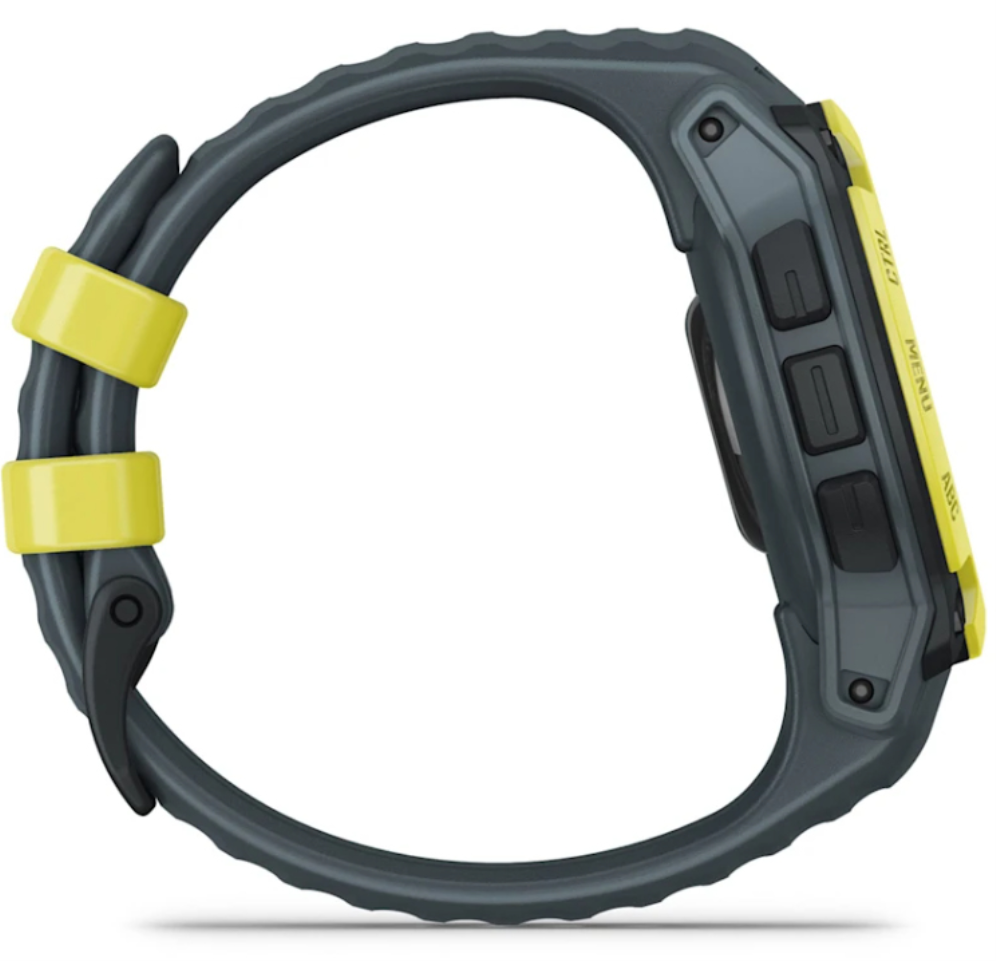 SMARTWATCH GARMIN INSTIN E 40MM AMARILLO SILICONA AZUL - detalle