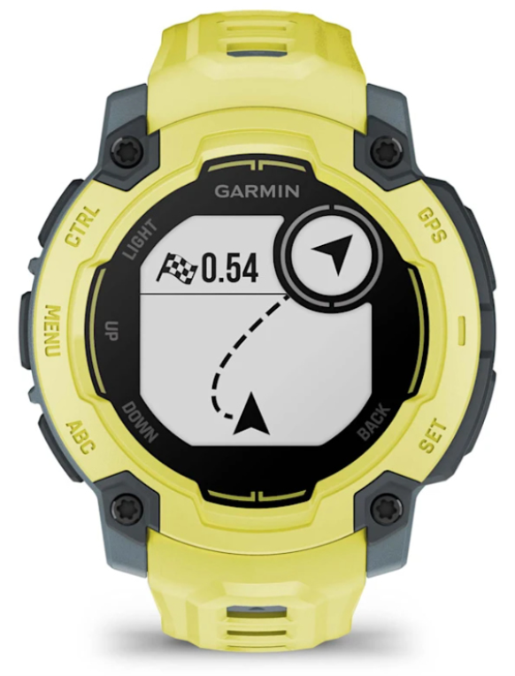 SMARTWATCH GARMIN INSTIN E 45MM AMARILLO CORREA SILICONA AMARILLA - detalle
