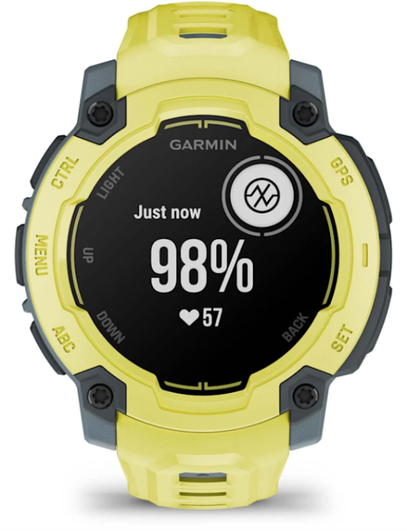 SMARTWATCH GARMIN INSTIN E 45MM AMARILLO CORREA SILICONA AMARILLA - detalle