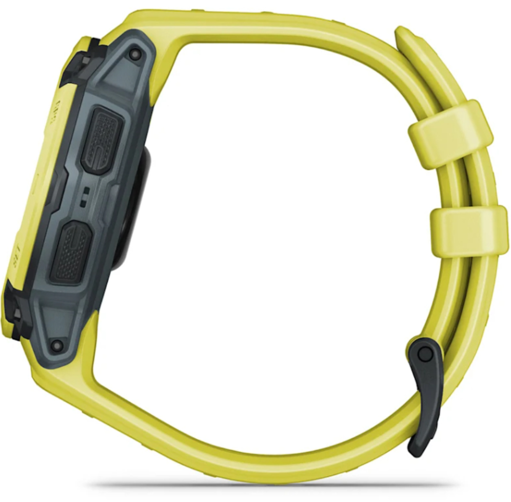 SMARTWATCH GARMIN INSTIN E 45MM AMARILLO CORREA SILICONA AMARILLA - detalle