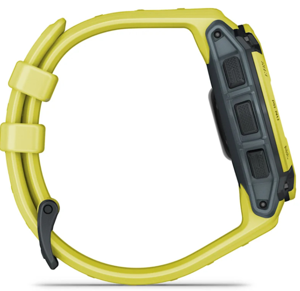 SMARTWATCH GARMIN INSTIN E 45MM AMARILLO CORREA SILICONA AMARILLA - detalle