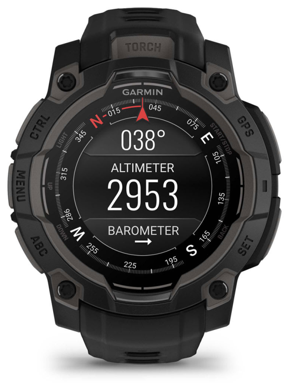 SMARTWATCH GARMIN INSTINCT 3 45MM AMOLED NEGRO CORREA NEGRA - detalle