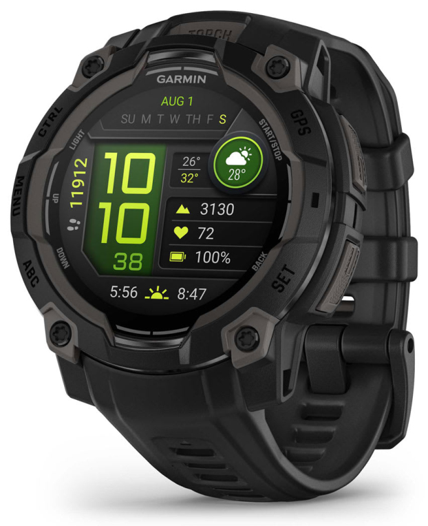 SMARTWATCH GARMIN INSTINCT 3 45MM AMOLED NEGRO CORREA NEGRA