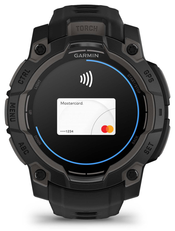 SMARTWATCH GARMIN INSTINCT 3 45MM AMOLED NEGRO CORREA NEGRA - detalle