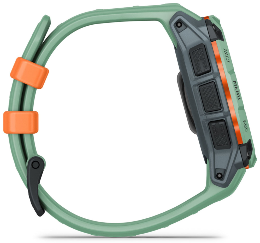 SMARTWATCH GARMIN INSTINCT 3 45MM AMOLED VERDE CORREA VERDE - detalle