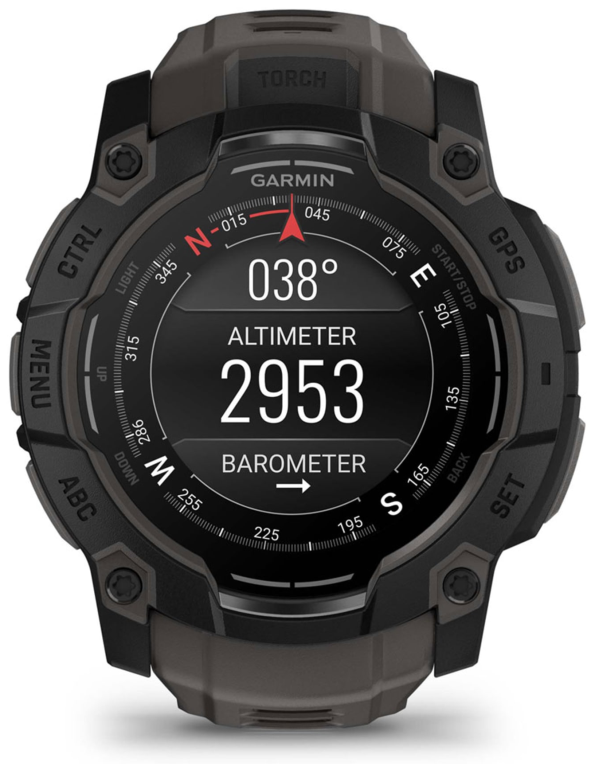 SMARTWATCH GARMIN INSTINCT 3 50MM AMOLED NEGRO CORREA NEGRA - detalle
