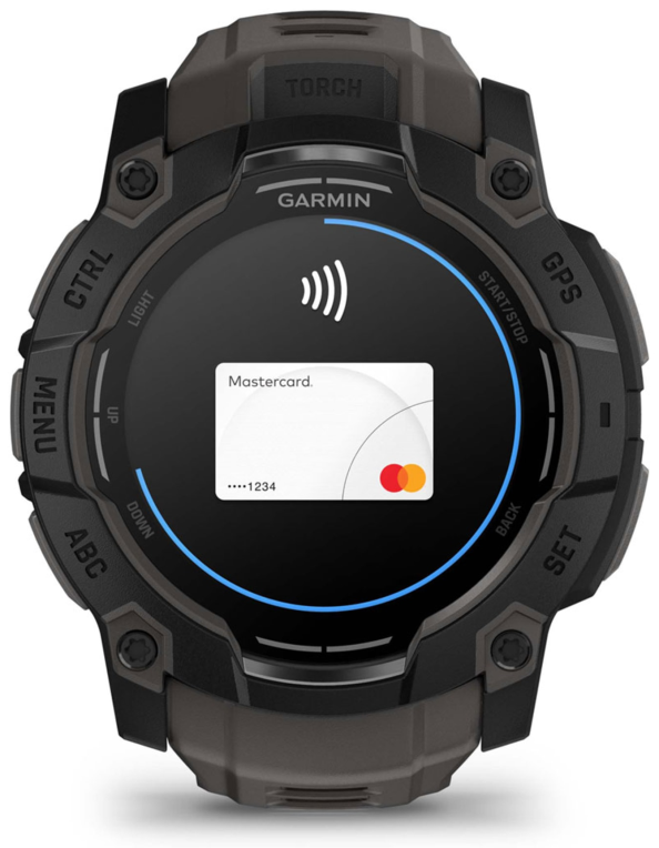 SMARTWATCH GARMIN INSTINCT 3 50MM AMOLED NEGRO CORREA NEGRA - detalle