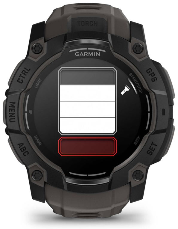 SMARTWATCH GARMIN INSTINCT 3 50MM AMOLED NEGRO CORREA NEGRA - detalle