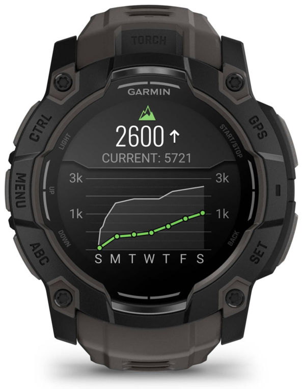 SMARTWATCH GARMIN INSTINCT 3 50MM AMOLED NEGRO CORREA NEGRA - detalle