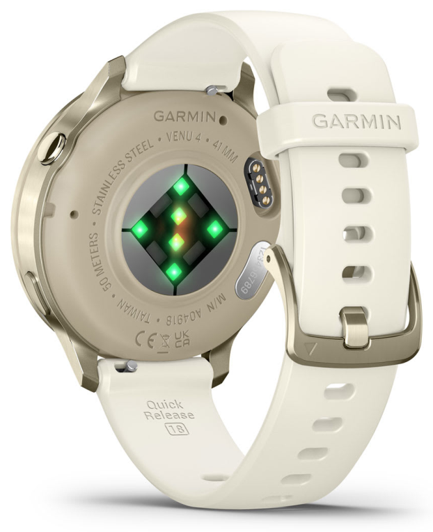 SMARTWATCH GARMIN VENU 4 41 MM BISEL DORADO - detalle