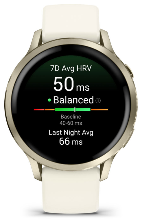 SMARTWATCH GARMIN VENU 4 41 MM BISEL DORADO - detalle