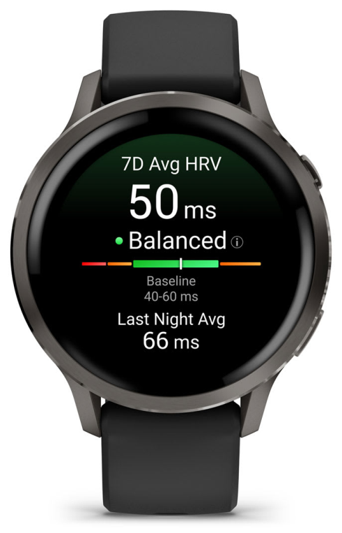 SMARTWATCH GARMIN VENU 4 41 MM BISEL NEGRO - detalle