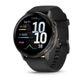 Garmin Venu 4 3.56 cm (1.4") AMOLED 45 mm Digital 454 x 454 Pixeles Pantalla táctil Negro Wifi GPS (satélite)