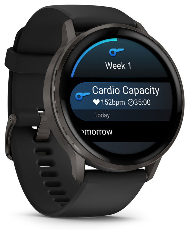 SMARTWATCH GARMIN VENU 4 45 MM BISEL NEGRO - detalle
