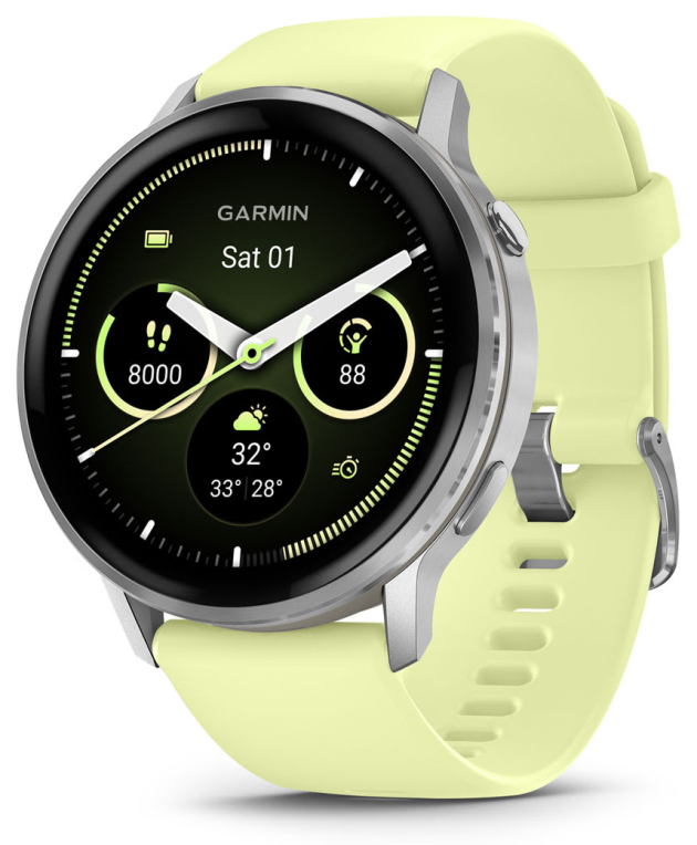 SMARTWATCH GARMIN VENU 4 (45 MM) BISEL PLATEADO